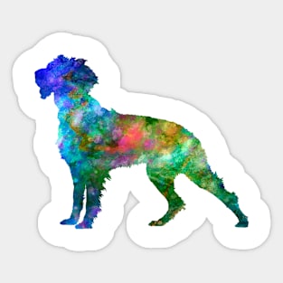 Pont Audemer Spaniel in watercolor Sticker